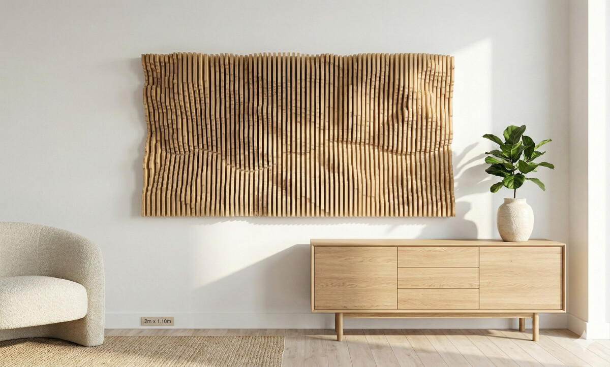 parametric topographyc slat wall