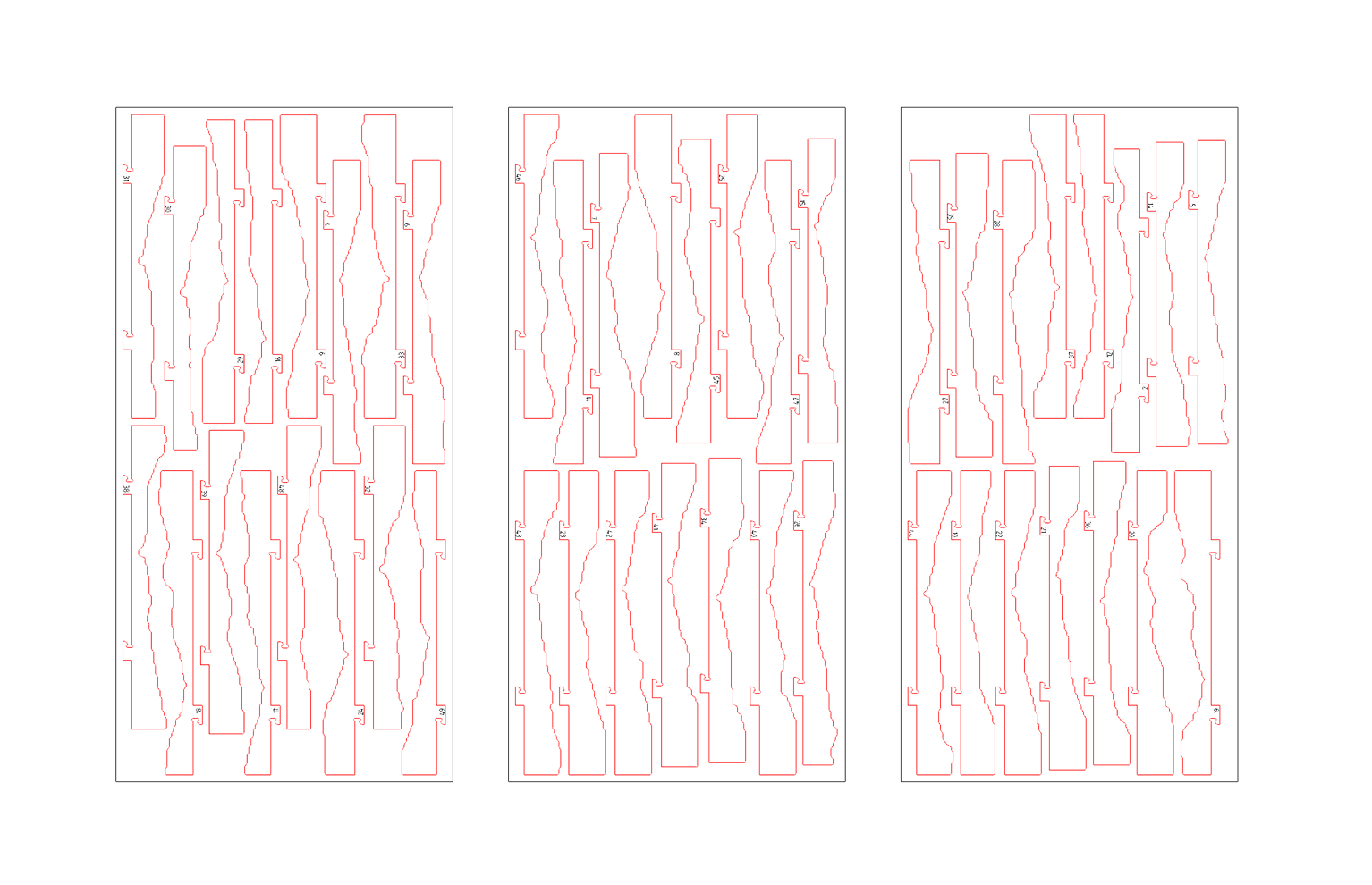 parametric topographyc slat wall
