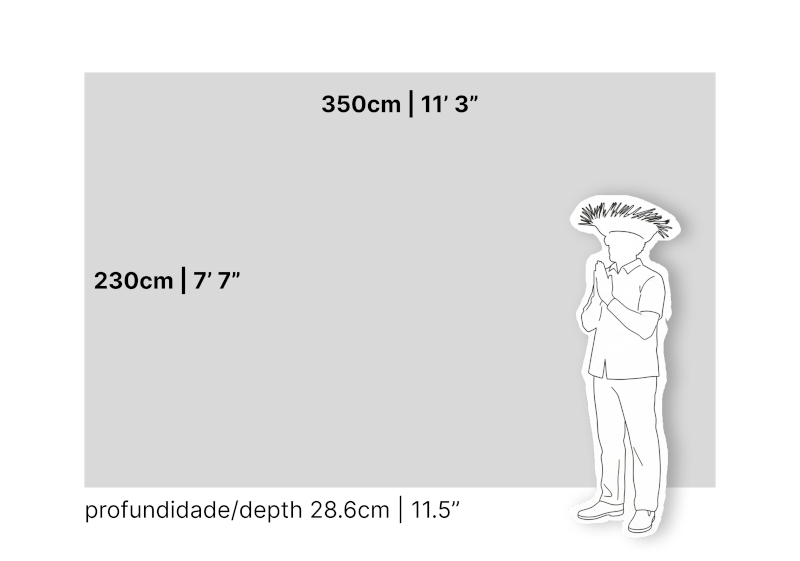 Arecibo Ponce topographic slats wall